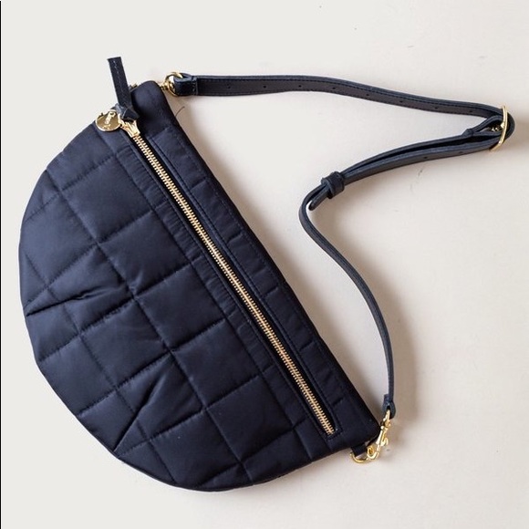 Clare V. Black Quilted Convertible Fanny Pack Crossbody Bag - Picture 5 of 7